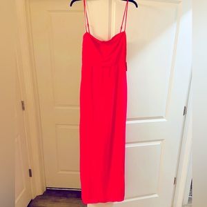 Superdown hot pink maxi dress size medium